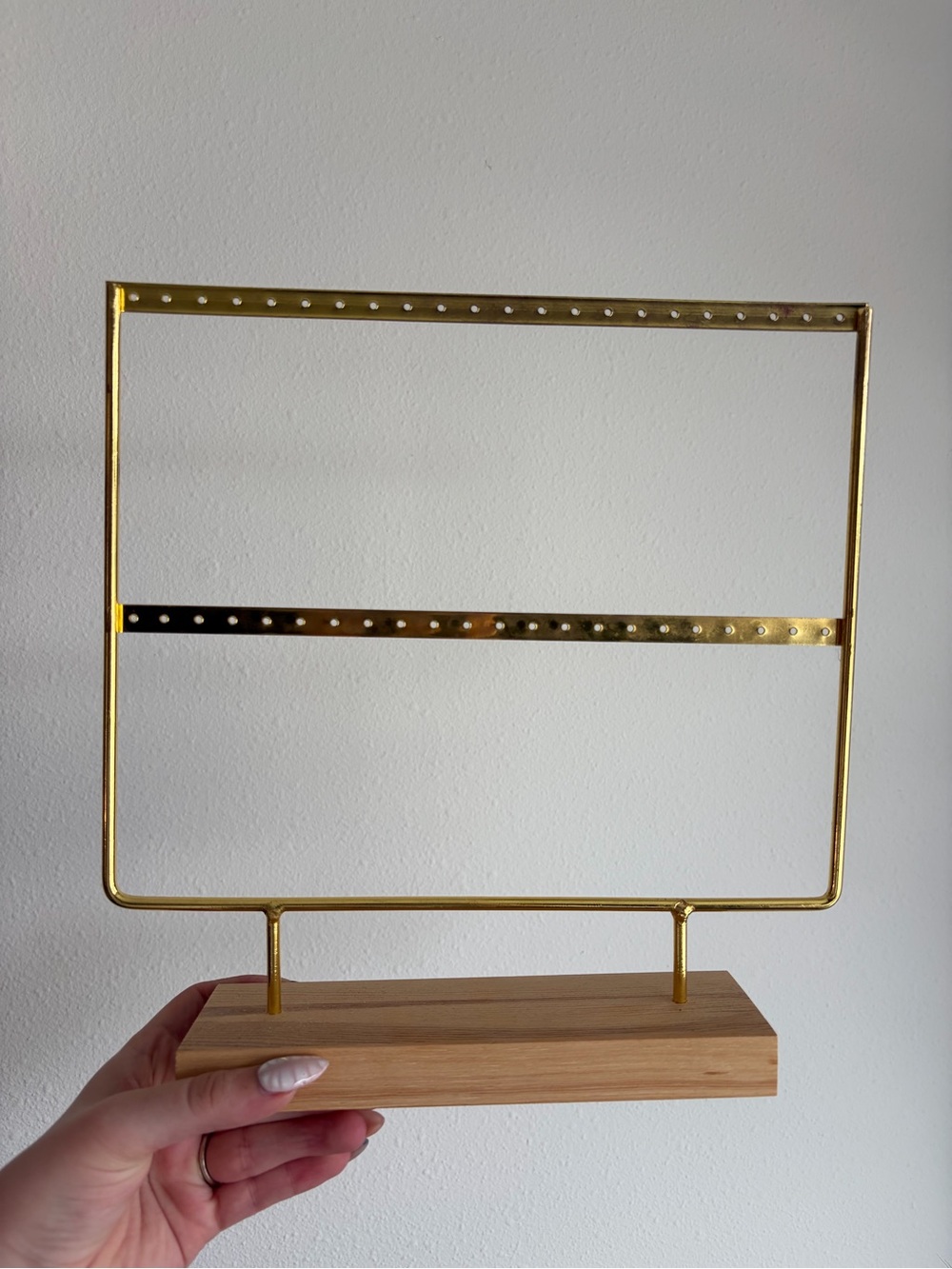 Gold earring organizer ✨